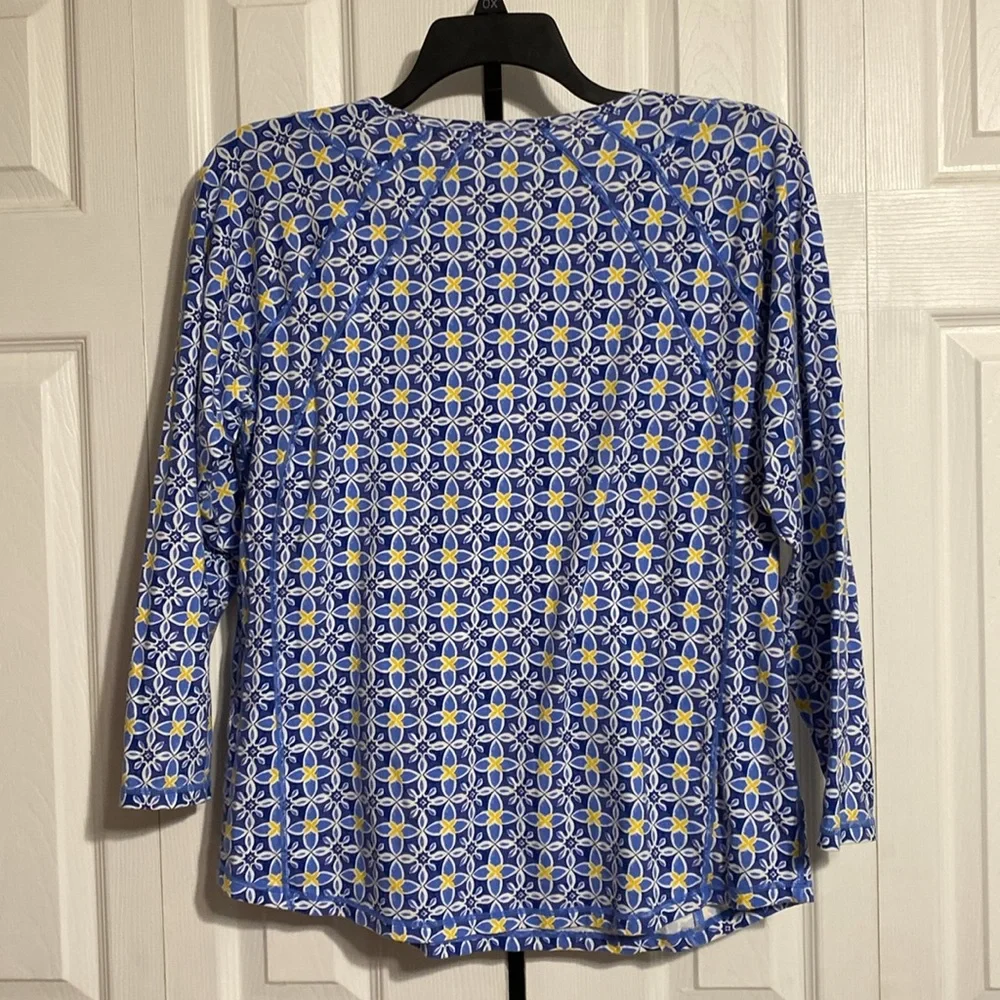 T by Talbots cotton blend knit tee shirt top - Picture 5 of 10